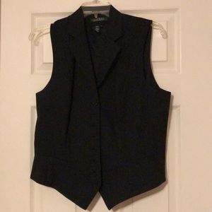 Vintage Ralph Lauren pinstriped 8 button vest